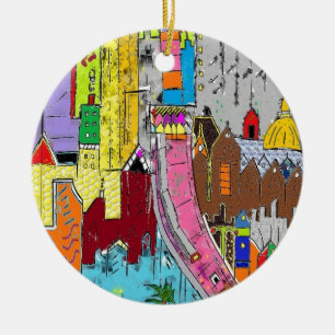 Vision Medellin Colombia Ceramic Ornament