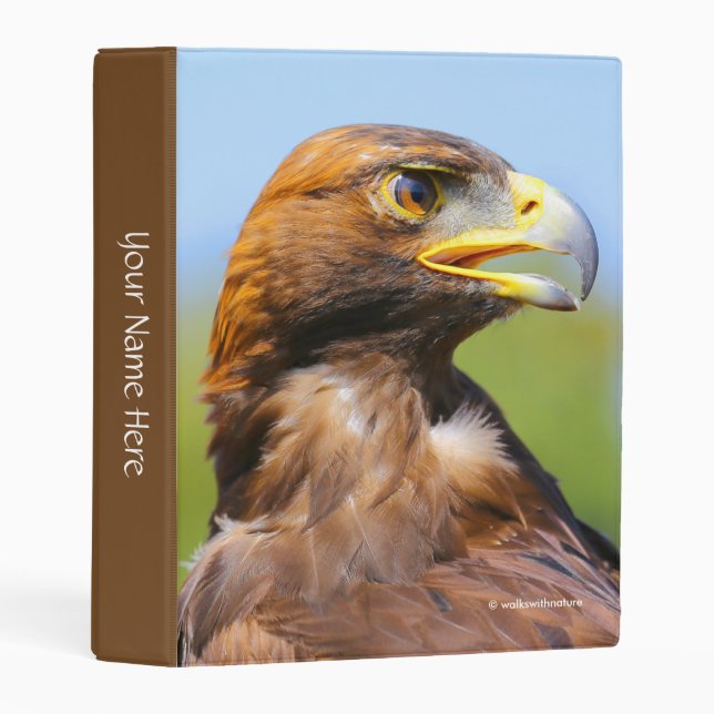 Vision of a Beautiful Young Golden Eagle Mini Binder (Front/Spine)