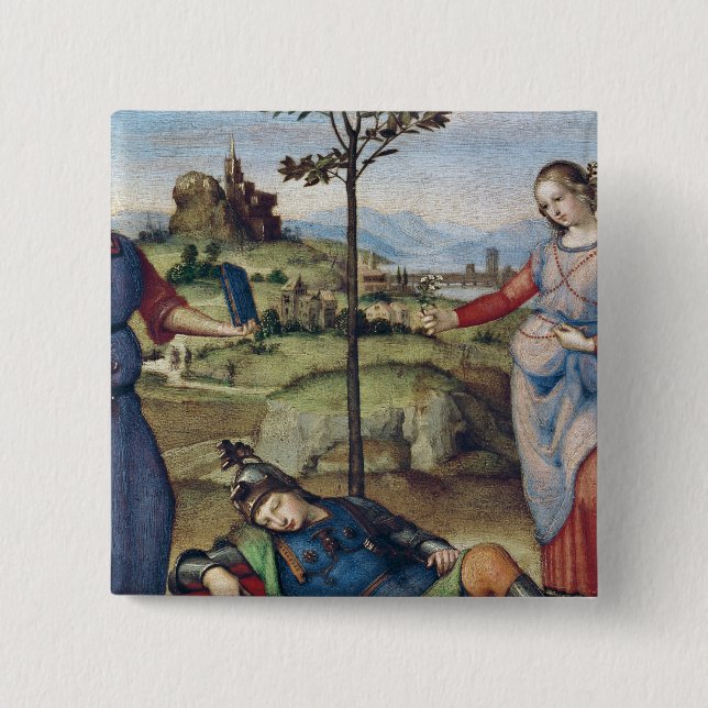 Vision of a Knight, c.1504 Button (Front)