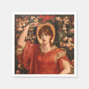 Vision of Fiammetta (by Dante Gabriel Rossetti) Napkins