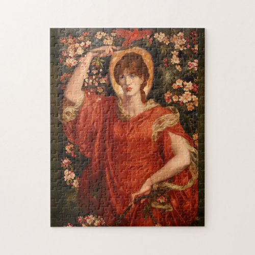 VISION OF FIAMMETTA BY ROSSETTI JIGSAW PUZZLE
