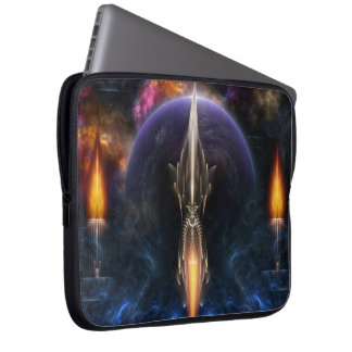 Vision Of Flight Fractal Art Laptop Sleeve