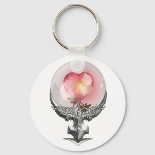 Vision Of Love For Her Key Chain