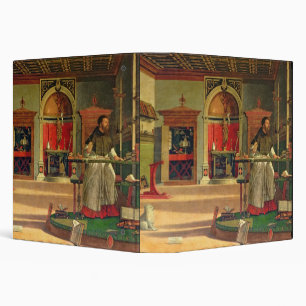 Vision of St. Augustine, 1502-08 (oil on canvas) ( 3 Ring Binder