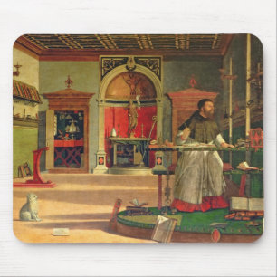 Vision of St. Augustine, 1502-08 (oil on canvas) ( Mouse Pad