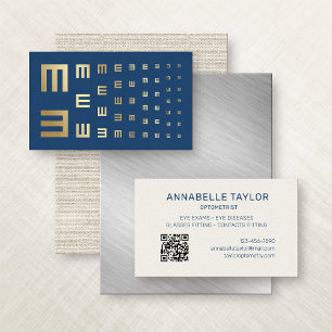 Vision Optician Optometrist Eye Glasses Business Card