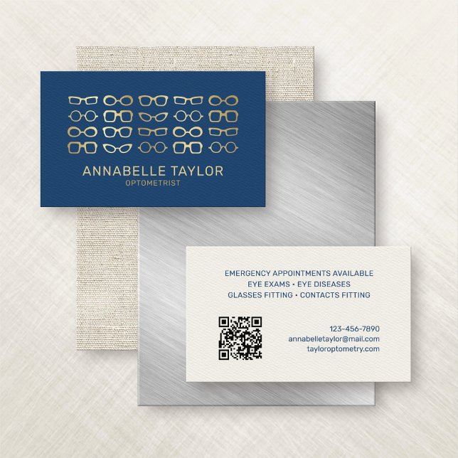 Vision Optician Optometrist Eye Glasses Business Card (Creator Uploaded)