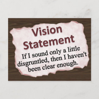 Vision Statement  Postcard