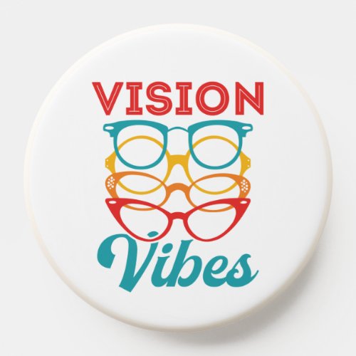 Vision Vibes Optometrist Optometry Staff Optician PopSocket