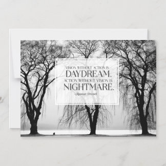 Vision Without Action Magnetic Card