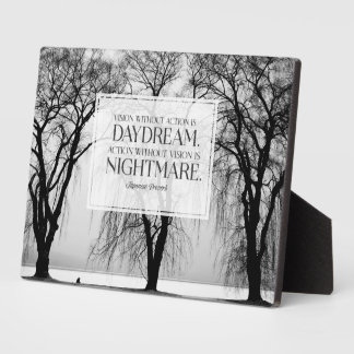 Vision Without Action Plaque