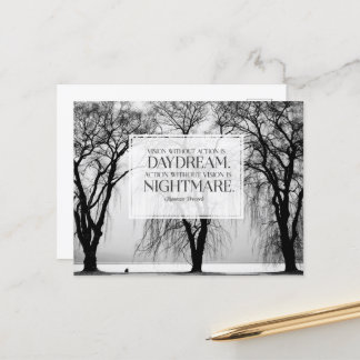 Vision Without Action Postcard