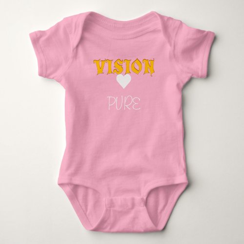 Vision you design with Pure Love Baby Bodysuit