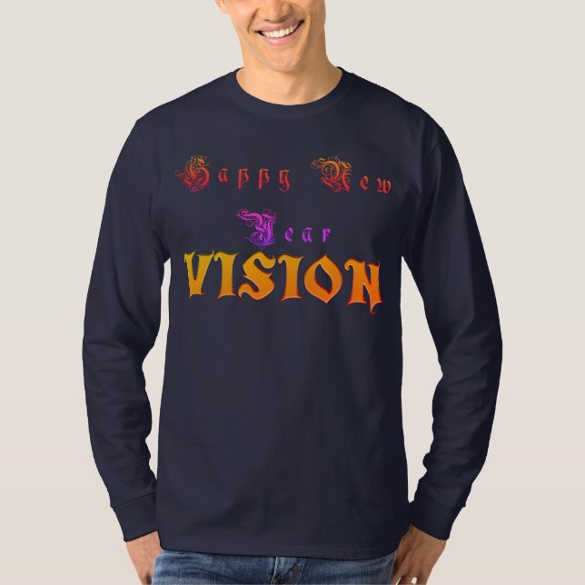 Vision Your Design Happy New year Hakunamatata Men T-Shirt (Front)