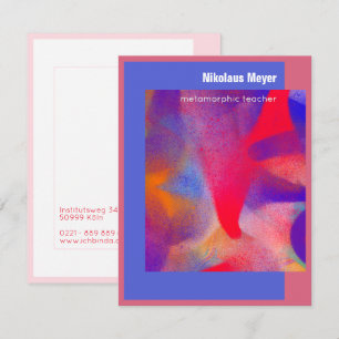 Visionary Art Teacher Oversized Business Card