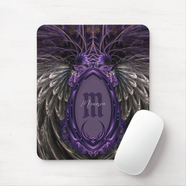 Visionary Gothic Fractal Art  Mouse Pad (With Mouse)