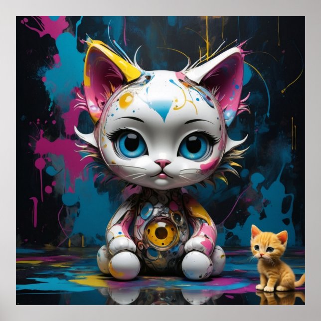 Visionary Kitty Poster (Front)