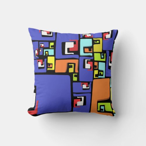 VISIONARY MAP THROW PILLOW