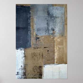 'visionary' Neutral Abstract Art Poster by T30Gallery at Zazzle