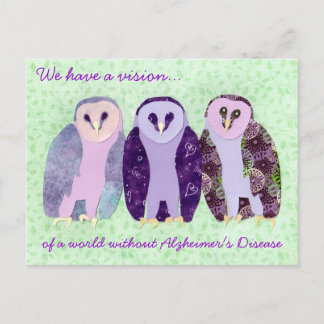 Visionary Owls Postcard