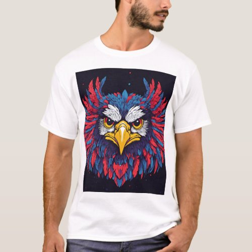 Visionary Soar Crystal Eagle T_Shirt