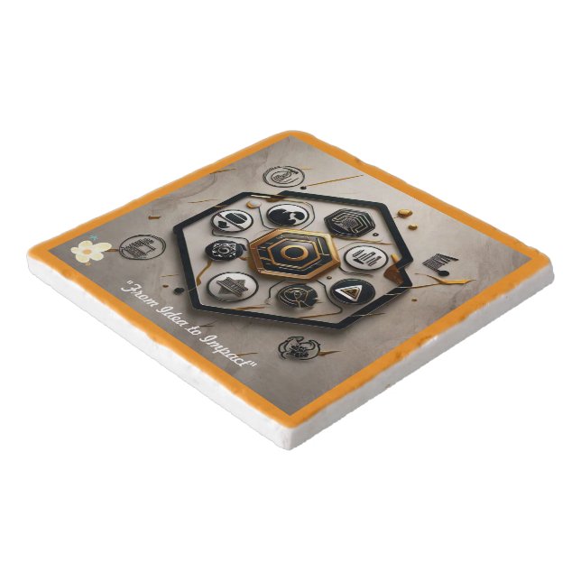 "Visionary Tech Concepts" Trivet (Corner)