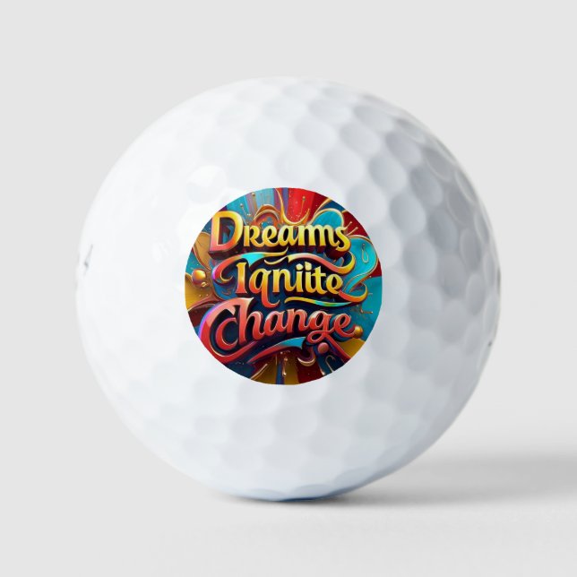 "Visionary Thinking" Golf Balls (Front)
