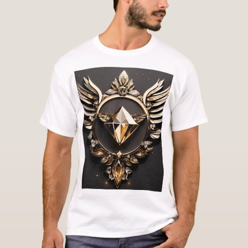 Visionary Wings Crystal Eagle MamsT_Shirt Design T_Shirt