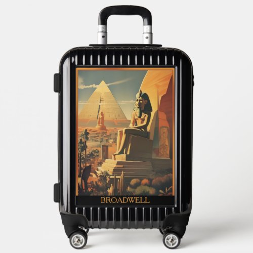 Visions of Egypt Vintage Travel Poster Luggage