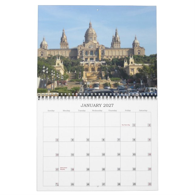 Visions of Europe Calendar (Jan 2027)