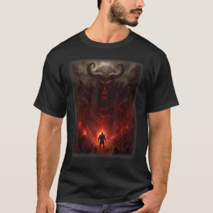 Visions of Hell Satan Devils Demons Monster Skelet T-Shirt