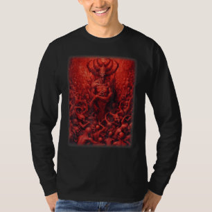 Visions of Hell Satan Devils Demons Monster Skelet T-Shirt