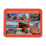 Visions Of Historic St. Augustine, Florida Magnet at Zazzle