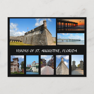 Visions of Historic St. Augustine, Florida Postcar Postcard