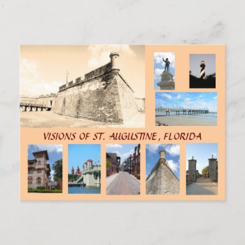Visions Of Historic St. Augustine  Florida Postcard by paul68 at Zazzle