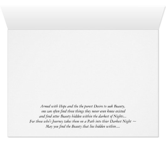 Visions Of Hope & Beauty...With it's "Story" (Inside Horizontal (Bottom))