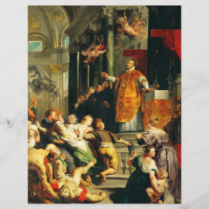 Visions of Ignatius by Peter Paul Rubens Flyer