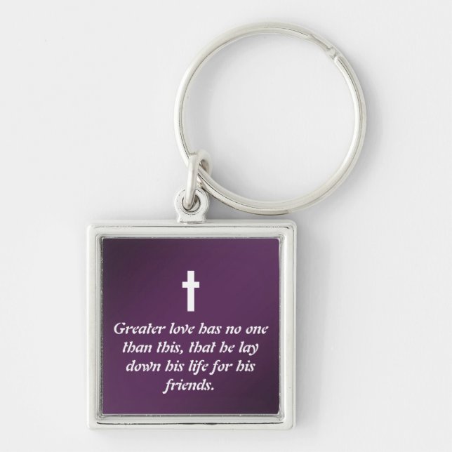 Visions of Purple Keychain (Front)