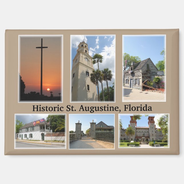 Visions of St. Augustine, Florida Magnet (Front)