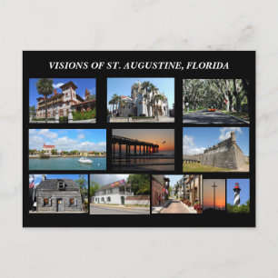 Visions of St. Augustine, Florida Postcard