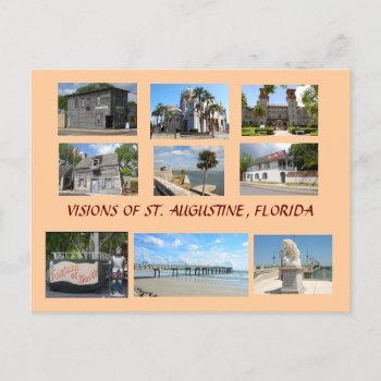 Visions Of St. Augustine  Florida Postcard by paul68 at Zazzle