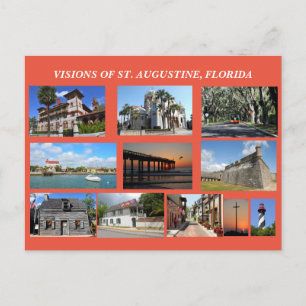 Visions of St. Augustine, Florida Postcard