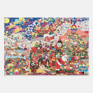 Visions of Sugar Plums wrapping paper