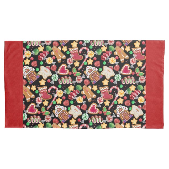 Visions of Sugarplums Pillowcase (Front)