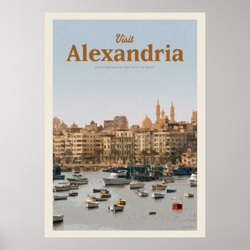 Visit Alexandria Poster