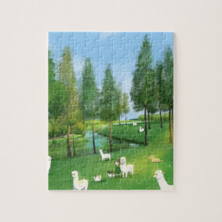 Visit alpaca jigsaw puzzle