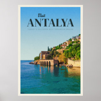 Visit Antalya Poster