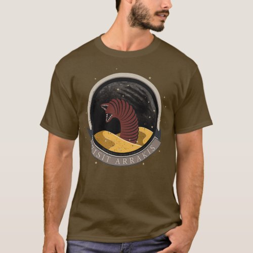 Visit Arrakis Distressed Vintage Dune  T_Shirt