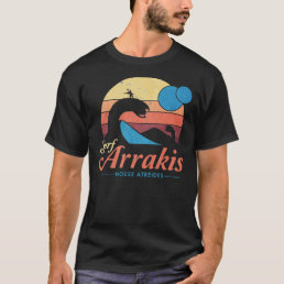 Visit Arrakis - Vintage Distressed Surf - Dune - S T-Shirt