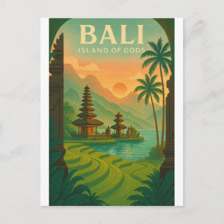 Visit Bali, Indonesia – Travel island 2026 Postcard